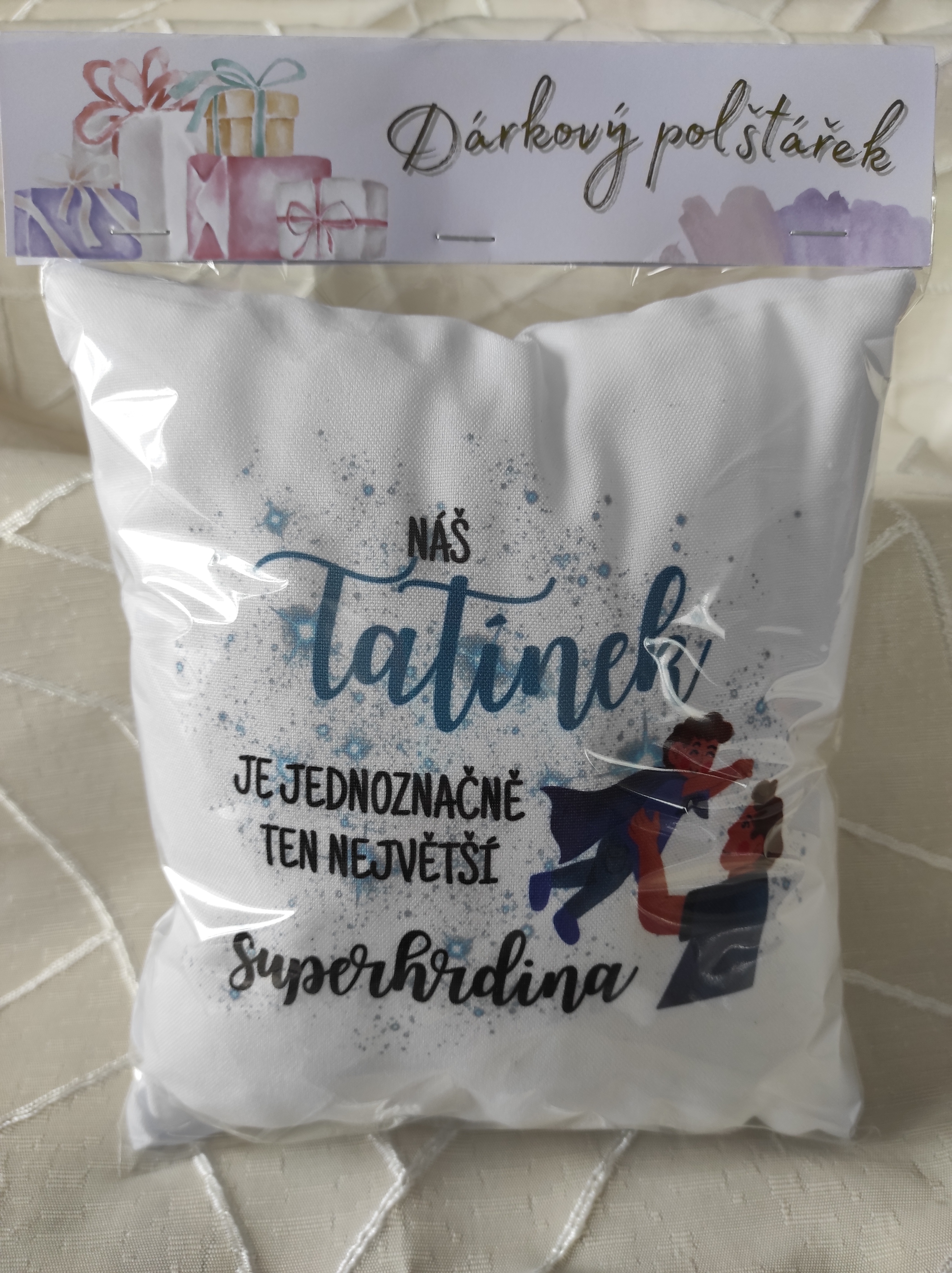 Dárkový polštářek Tatínek