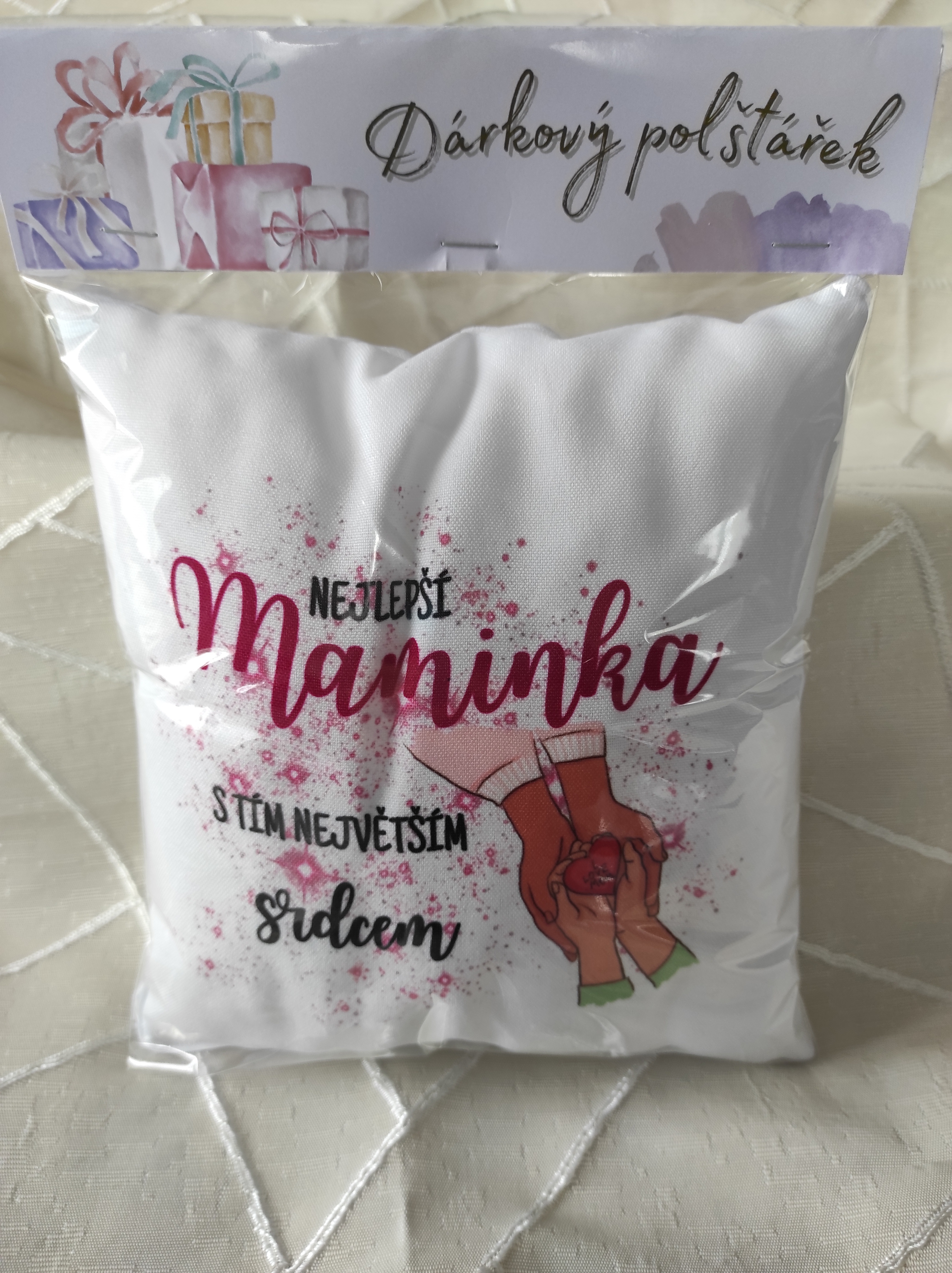 Dárkový polštářek Maminka